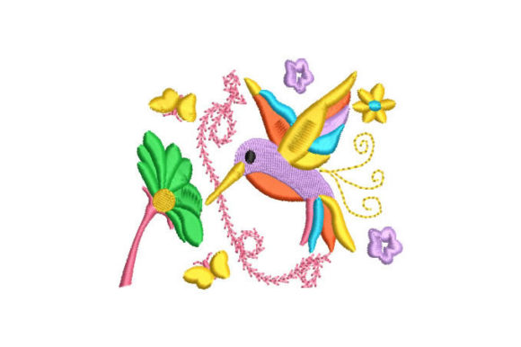 Colorful Colibri Embroidery Review