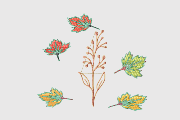 Fancy Fall Leaf Review for Embroidery Projects