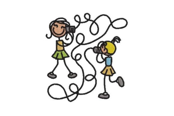 Female and Female Stick People Review