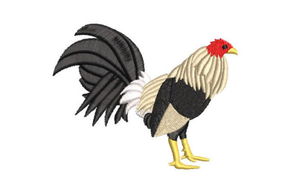 Fighting Rooster Embroidery Review