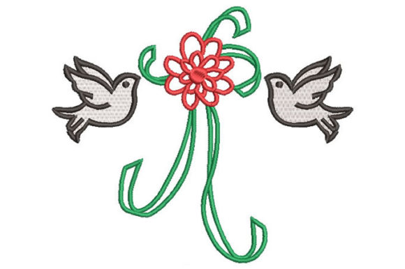 Flower Bows with Doves Embroidery Review