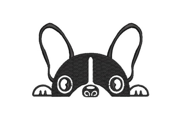 French Bulldog Dog Face Embroidery Review