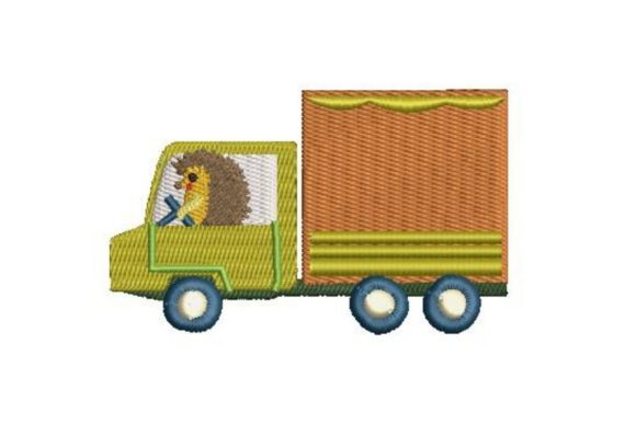 Hedgehog Driving a Truck Embroidery Review