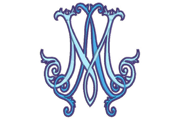 M Letter Monogram Review for Apparel Projects