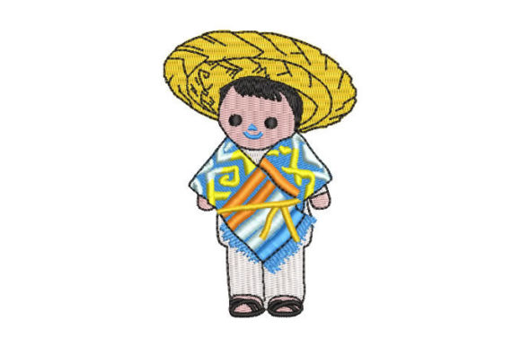 Mexican Child Doll Embroidery Review
