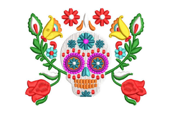 Mexican Skull Catrina Embroidery Review