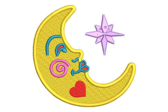 Moon with Star Embroidery Review
