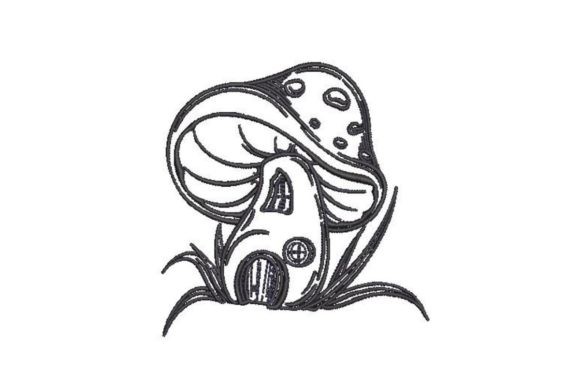 Mushroom Fairy House Embroidery Review