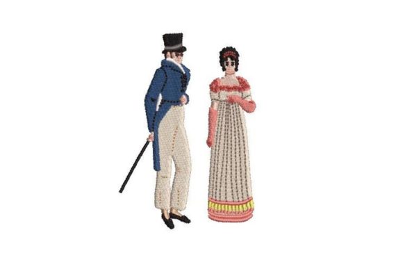 Regency Era Couple Embroidery Review
