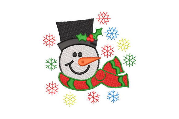 Snowman with Snowflakes Embroidery Review